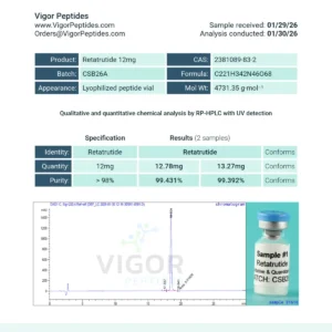 Alternative view of Buy Retatrutide 12MG -5 Pack (60mg)